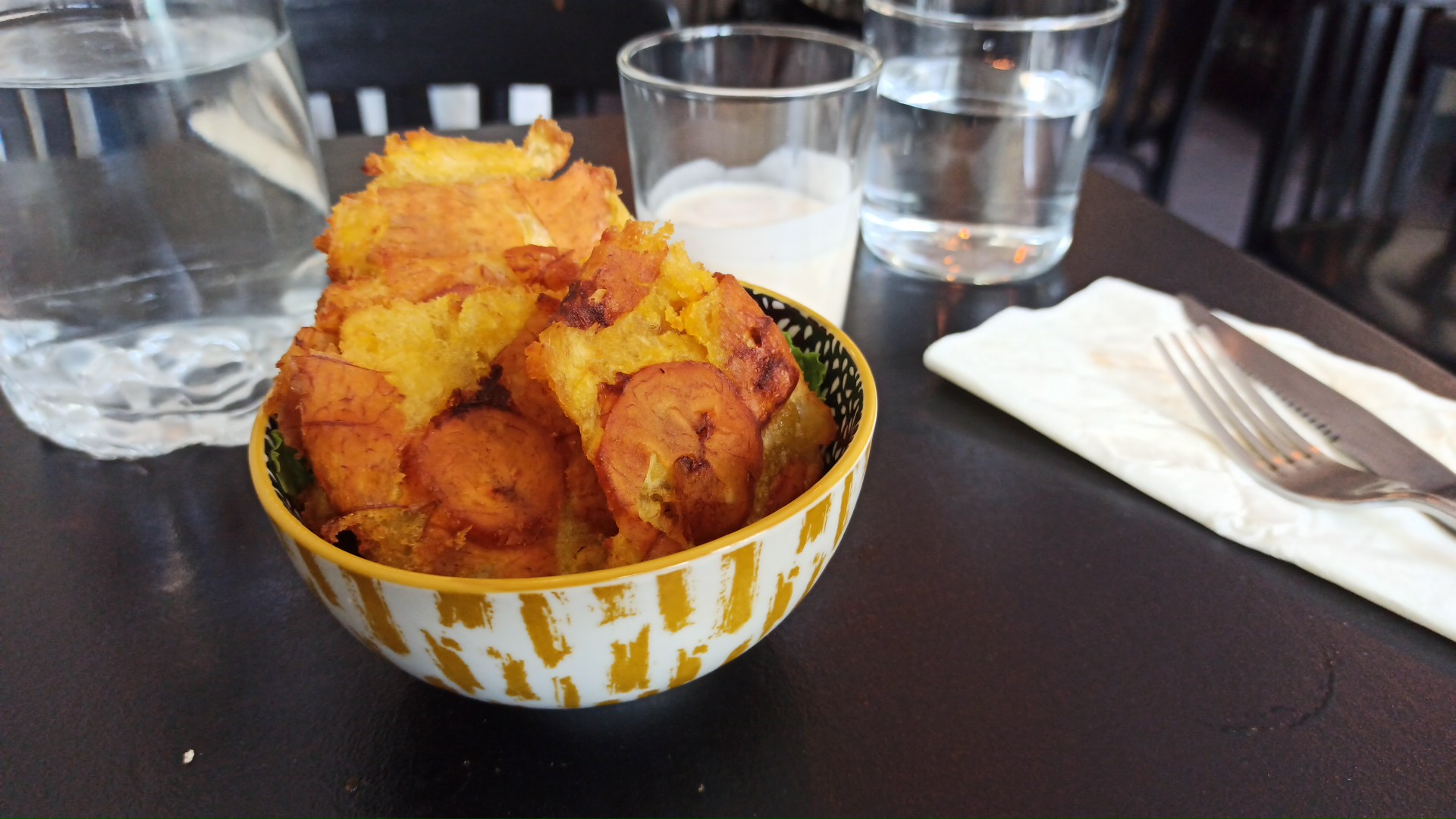 Banane flambée